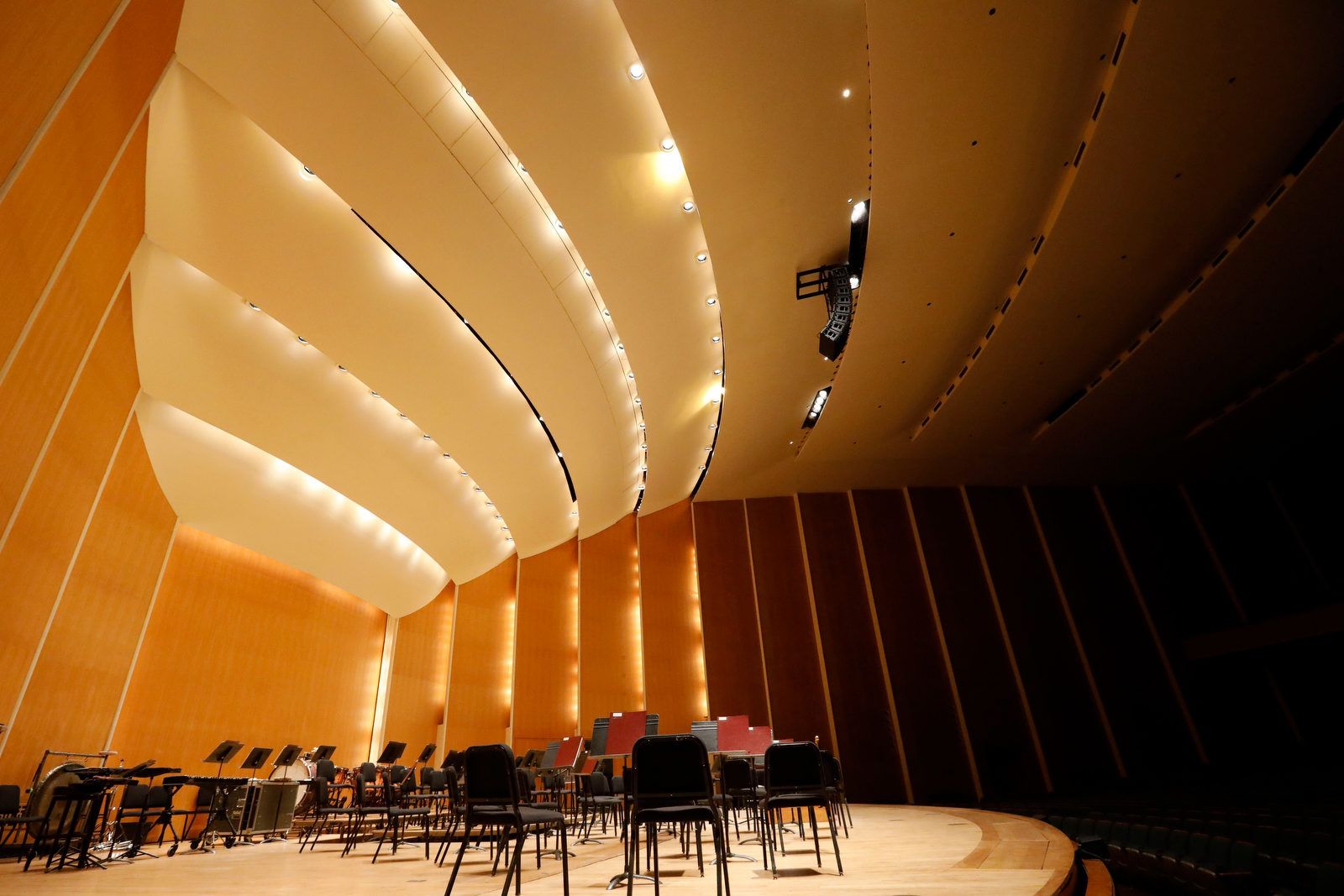 A Closer Look: In Kleinhans Music Hall, architecture that suggests music